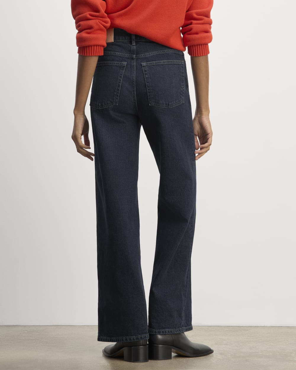 The Way-High® Sailor Jean in Dark Indigo — detail view