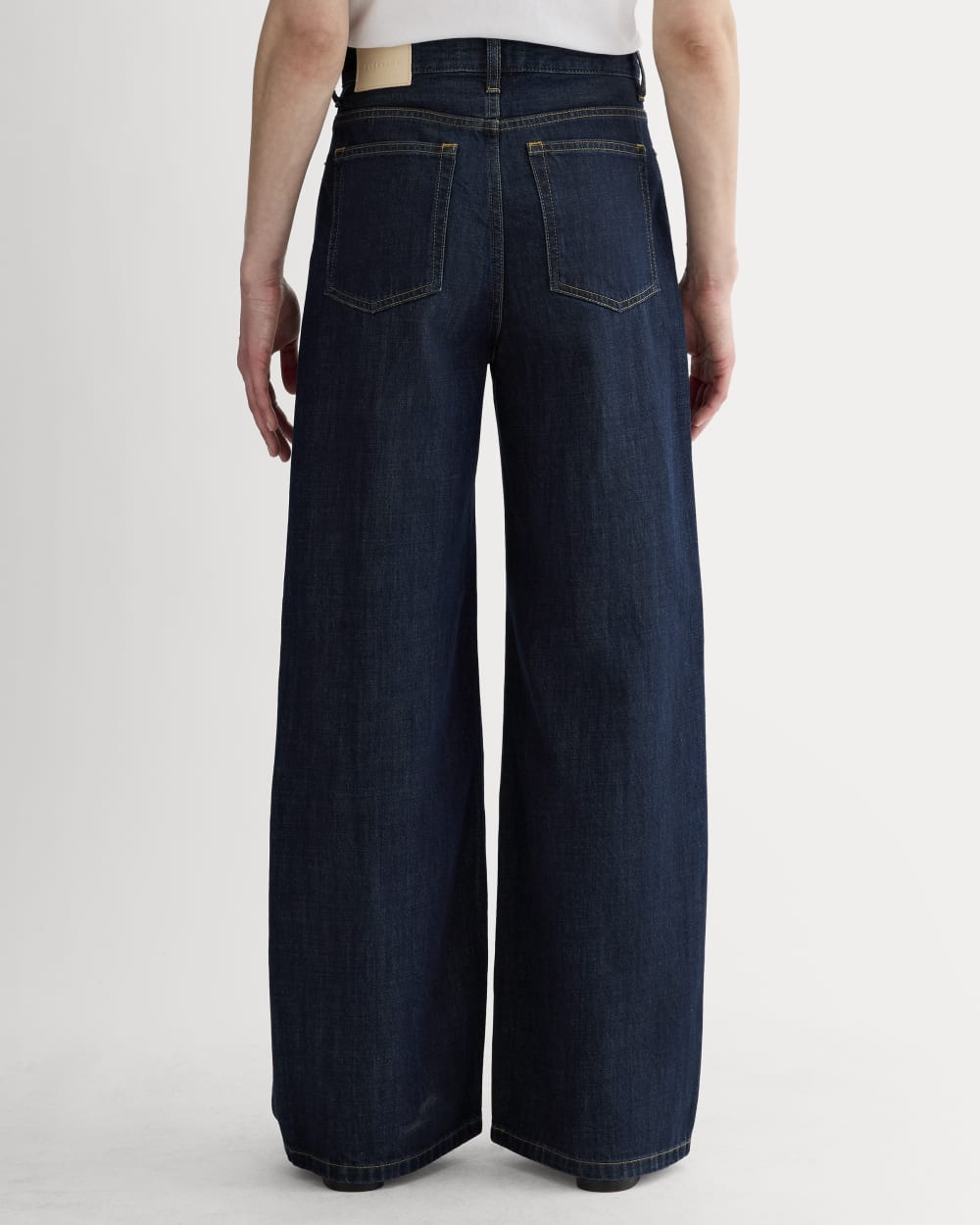 The OG Baggy Jean in Dark Indigo — detail view