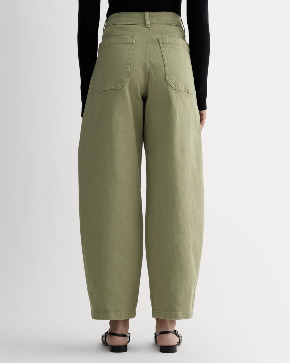 The Utility Curve Pant in Sagebrush — detail view
