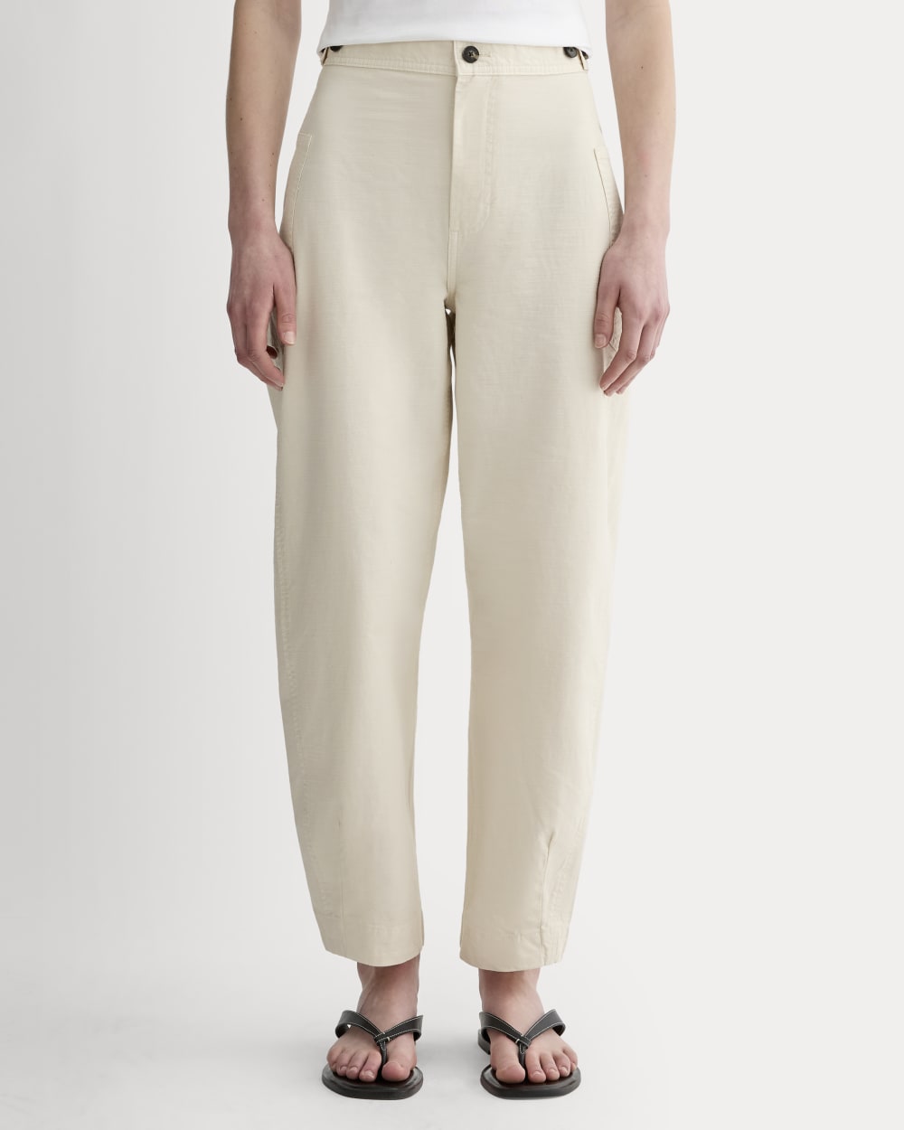 The Fatigue Barrel Pant in Birch — detail view