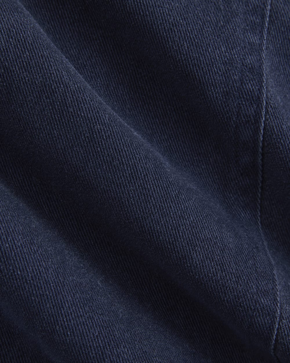 The Utility Short in Buttersoft in Navy — detail view