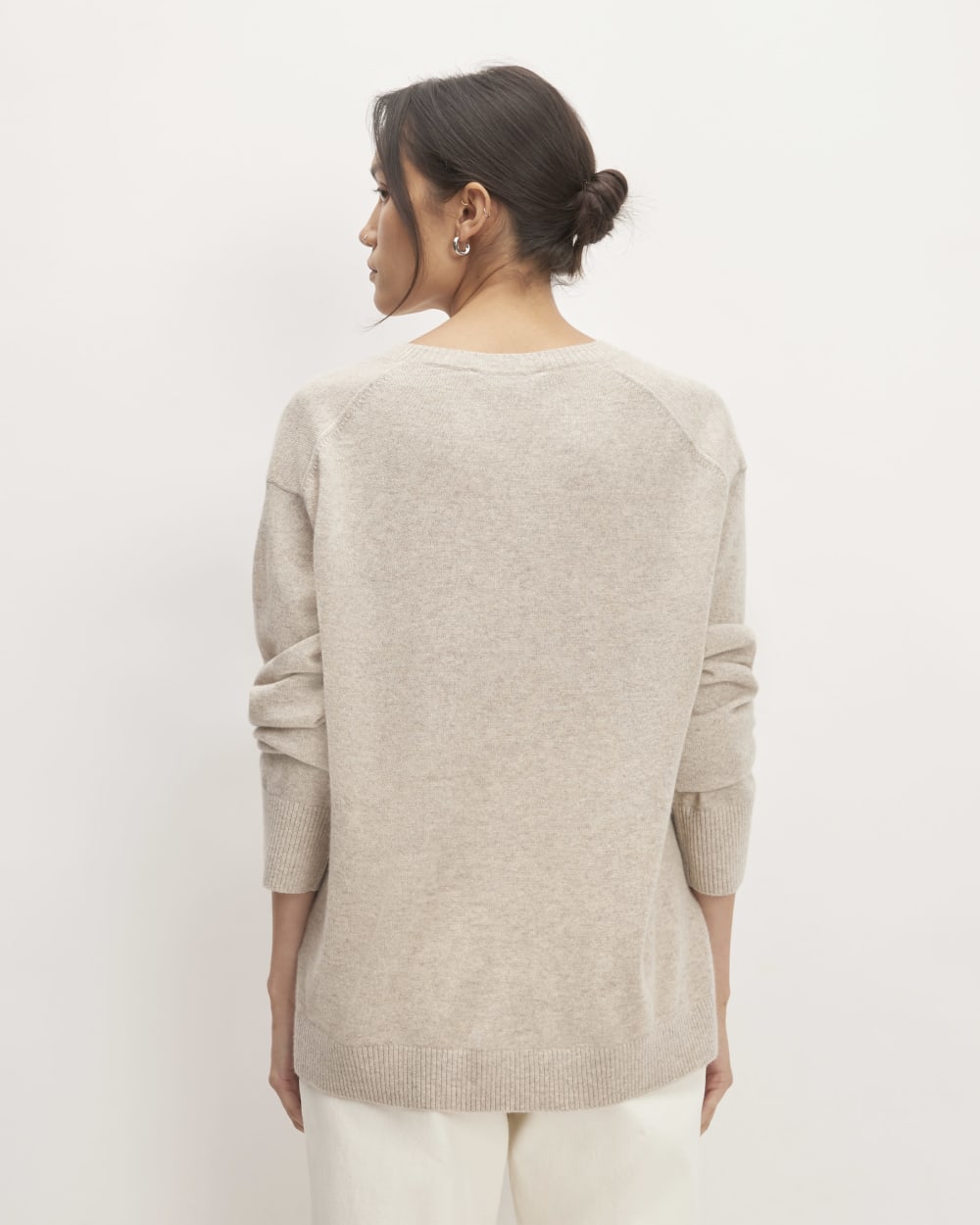 The Classic V in Cashmere in Canvas — detail view