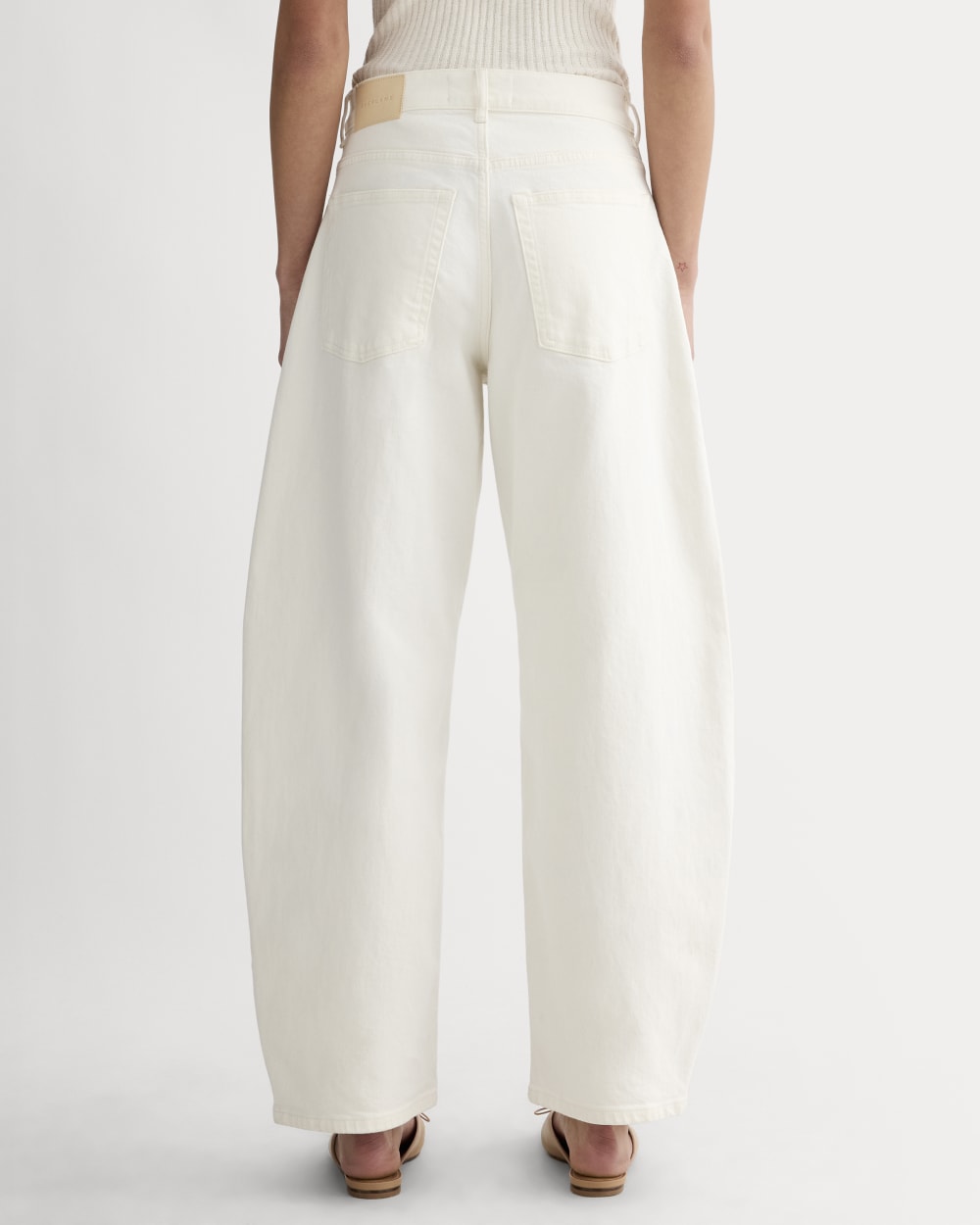The Way-High® Curve Jean in Calico Ecru — detail view