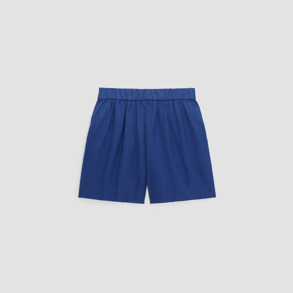 The Linen Boxer Short in Mazarine Blue — alternate view