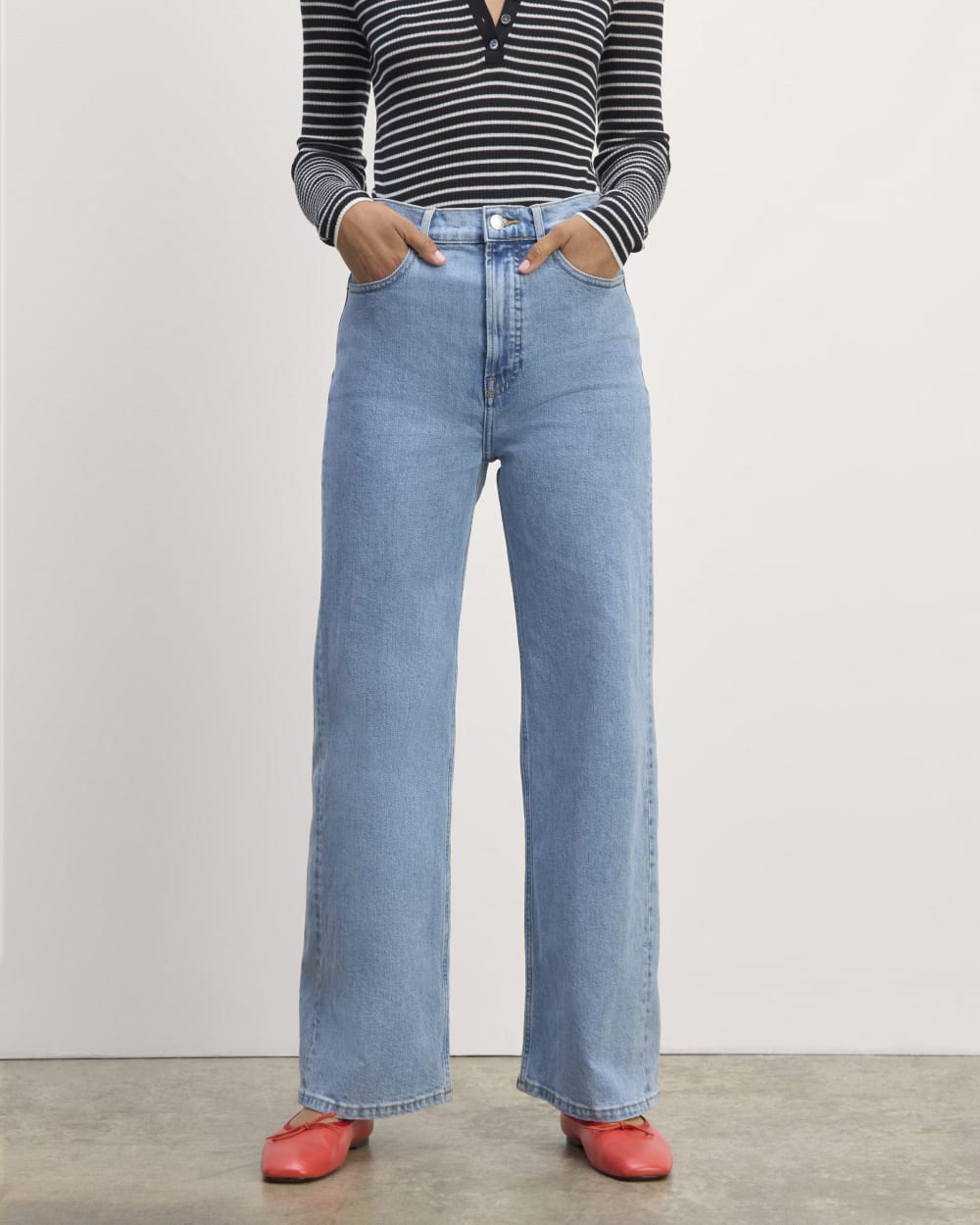 The Way-High® Sailor Jean in Shallow Beach — detail view