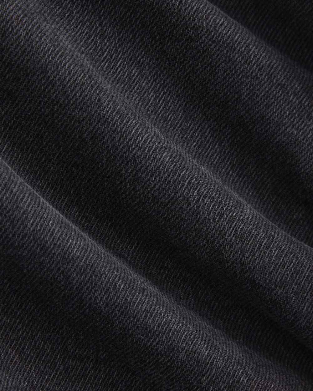 Way-High® A-Line Denim Short in Washed Black — detail view