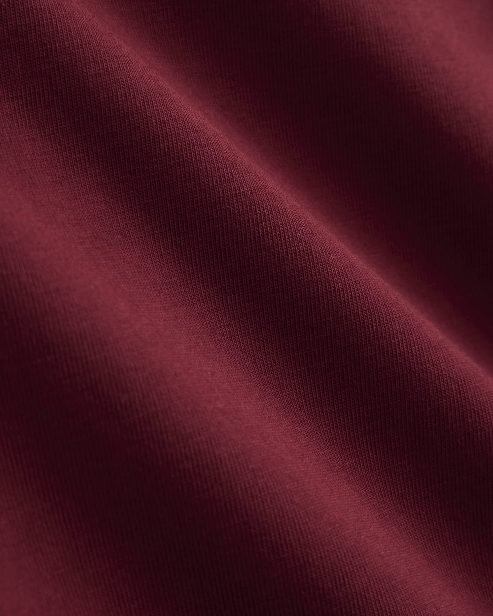 Weekend Tee Mini Dress in Pomegranate — detail view