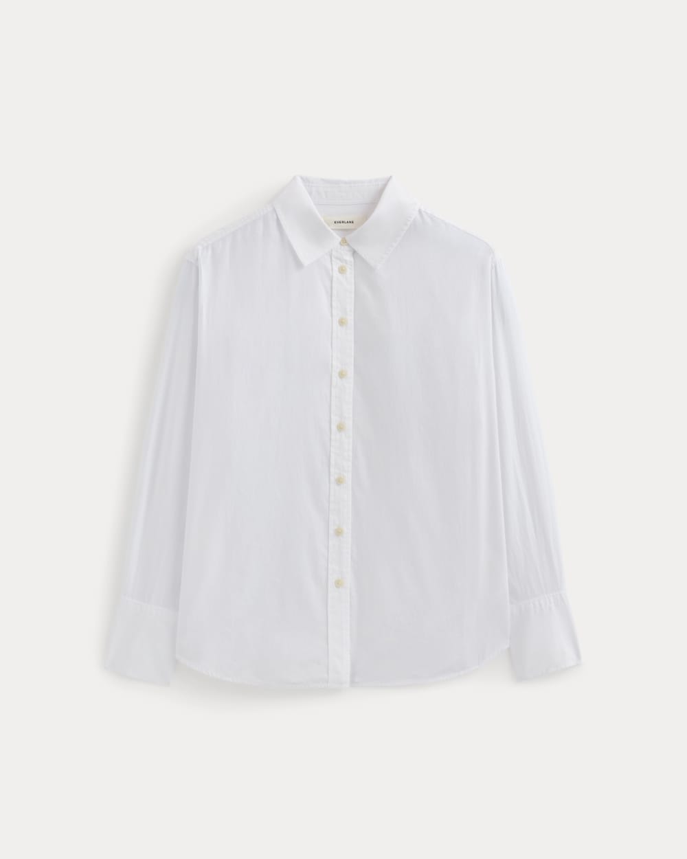 Everyday Shirt in Silky Cotton in White — alternate view