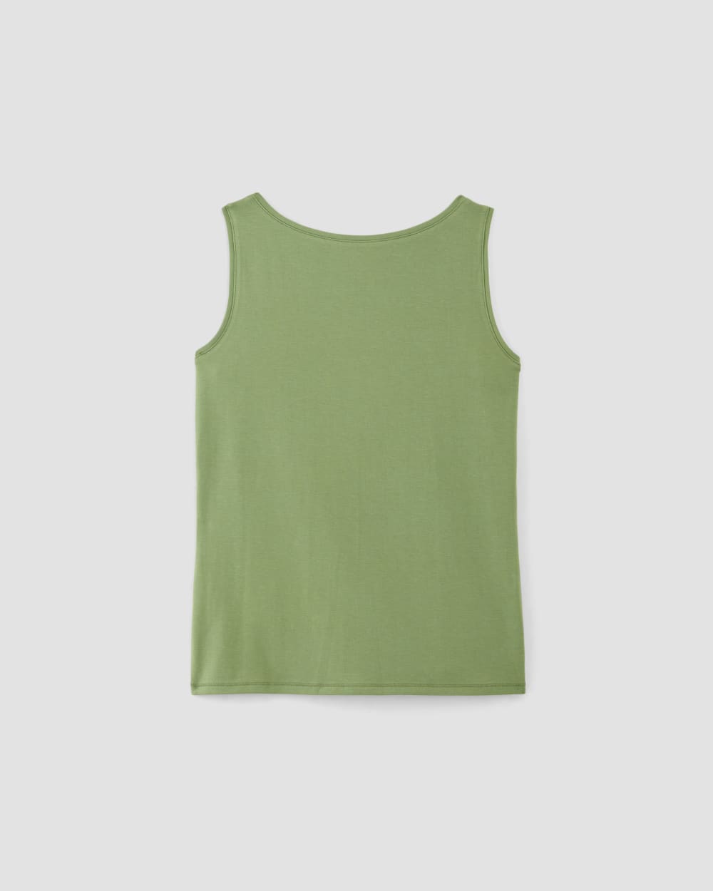 The Form Boatneck Tank in Jade Green — alternate view
