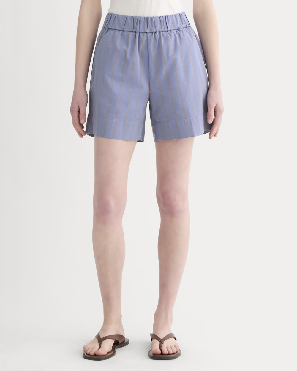 The Easy Short in Velvet Morning / Mocha — detail view
