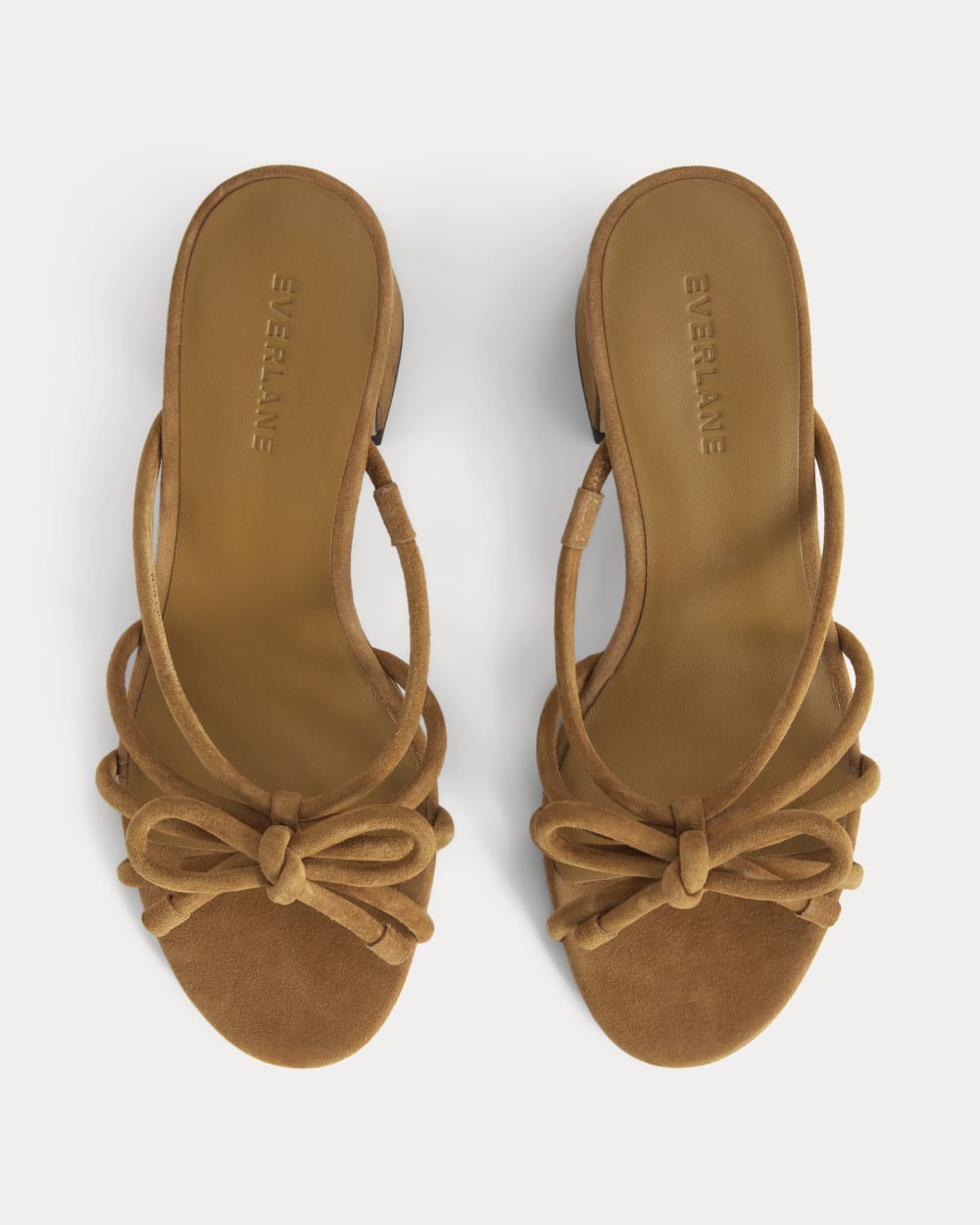 The Bow Heel in Canyon Brown Suede — alternate view
