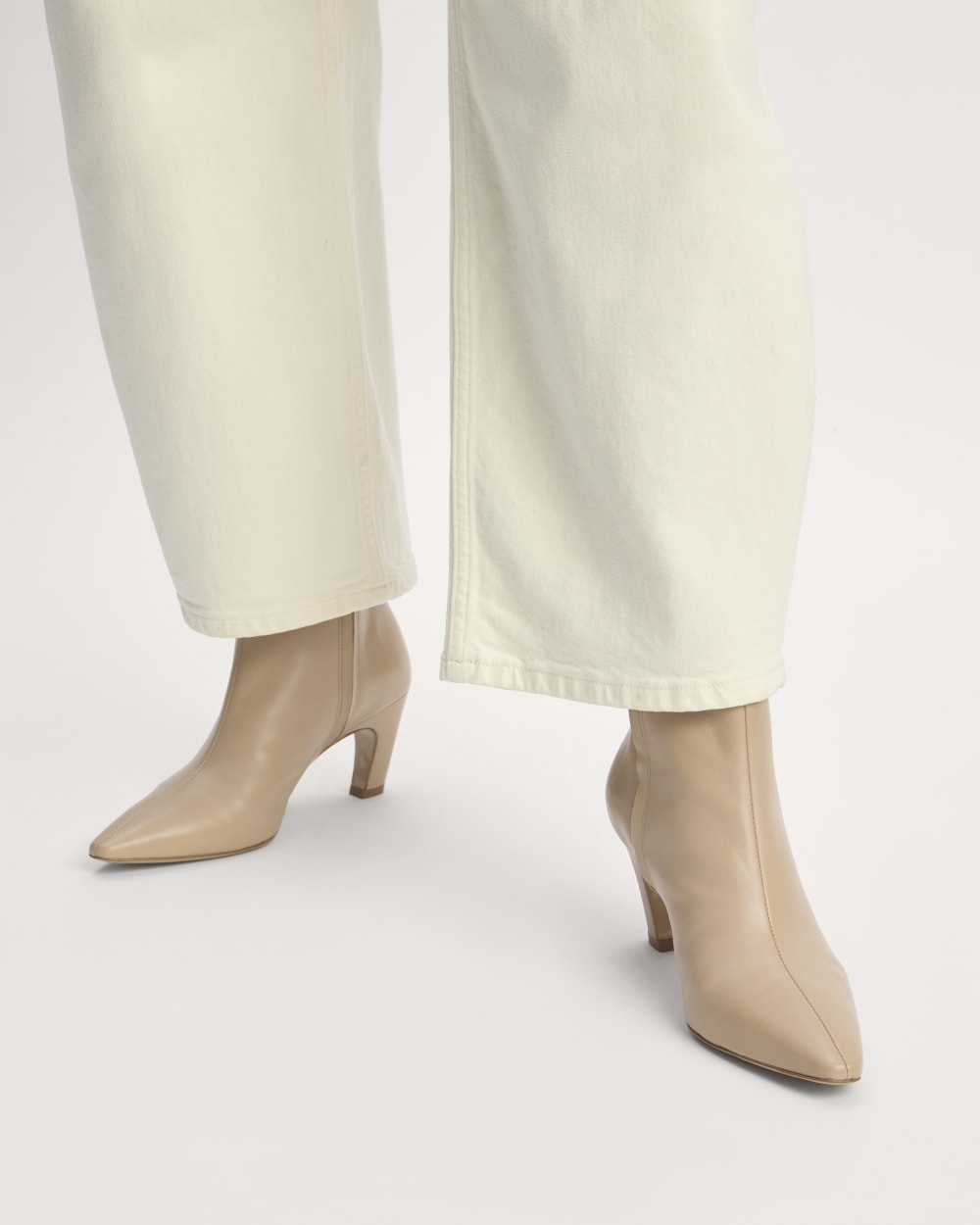The Short Banana Boot in Sandy Taupe — alternate view
