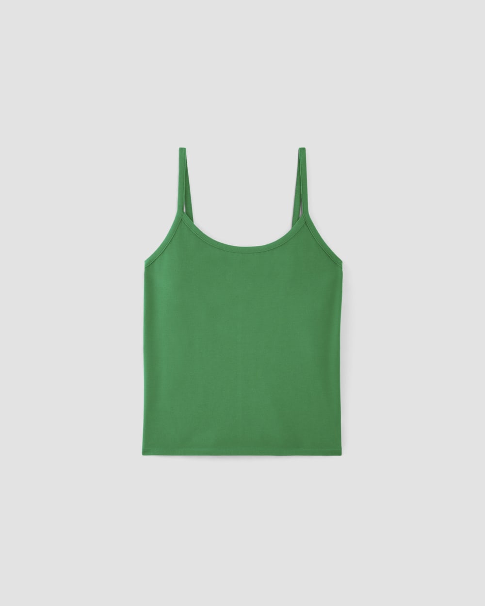 The Supima® Form Spaghetti Strap Cami in Grass Green — alternate view