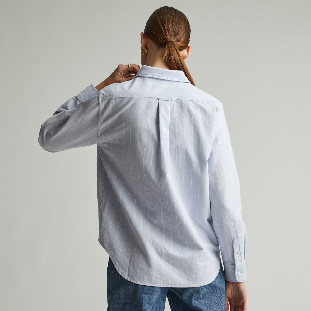 The Must-Have Oxford Shirt in Periwinkle / White — alternate view