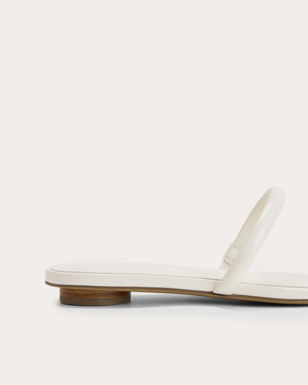 The Double Strap Sandal in Canvas — detail view