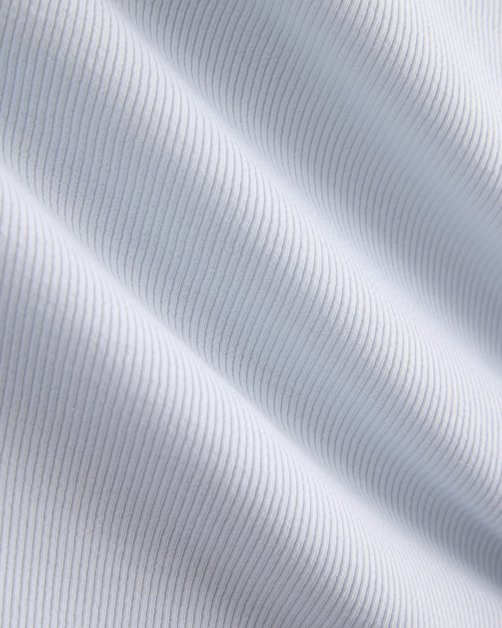 Luxe Rib Boatneck Top in Skywriting — detail view