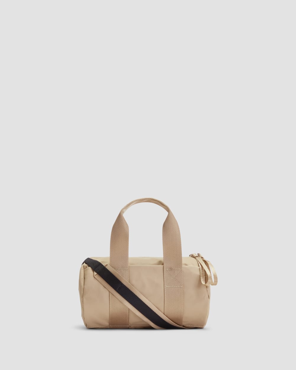 The Recycled Nylon Crossbody in Khaki — front view