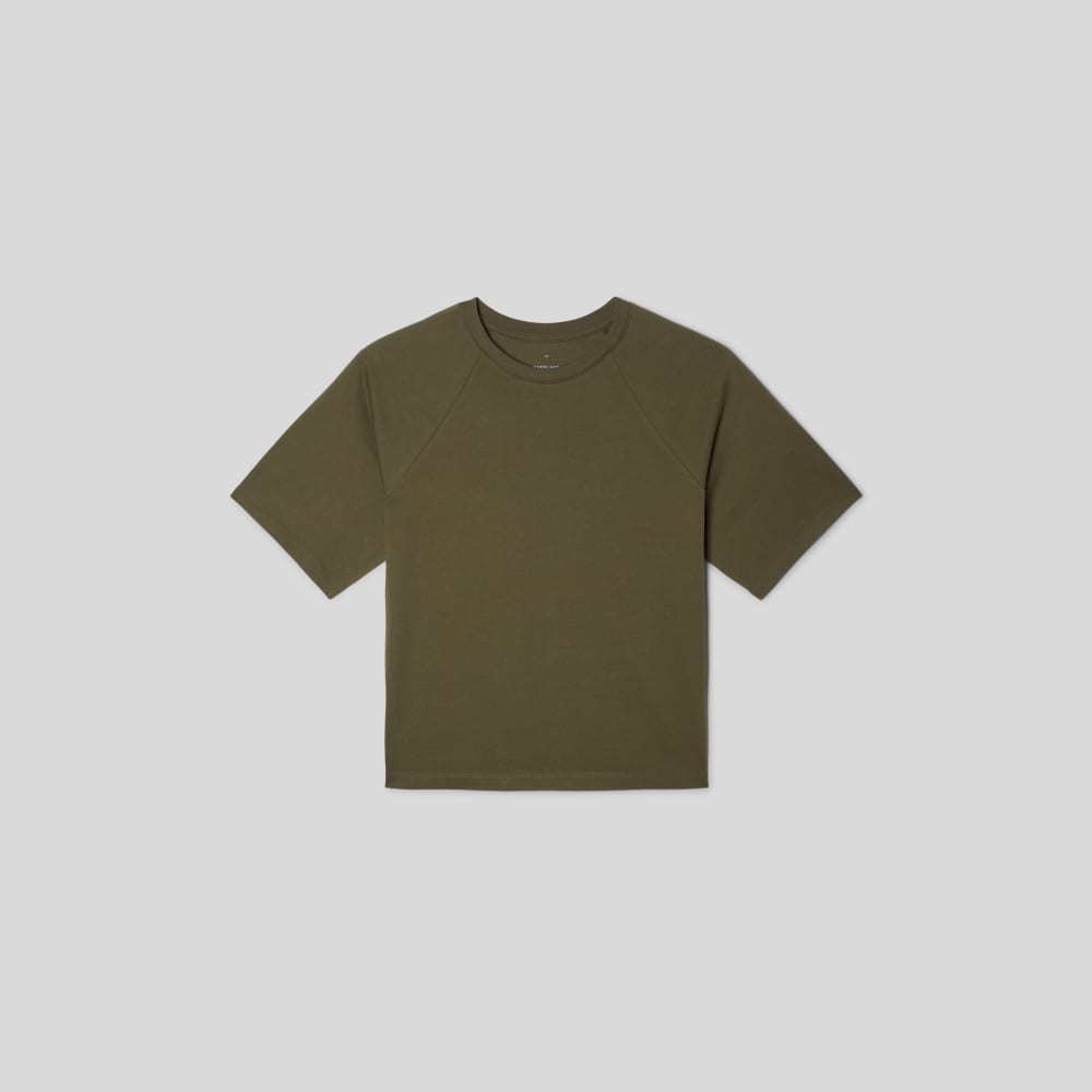 The Organic Cotton Raglan Tee in Kalamata — alternate view