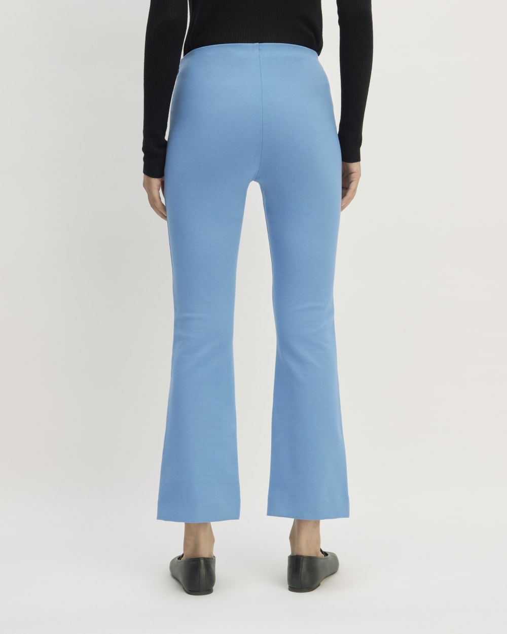 The Dream Kick Flare Pant in Heritage Blue — detail view