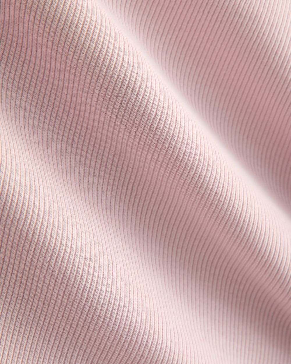 The Luxe Rib Funnel-Neck Tank in Burnished Lilac — detail view