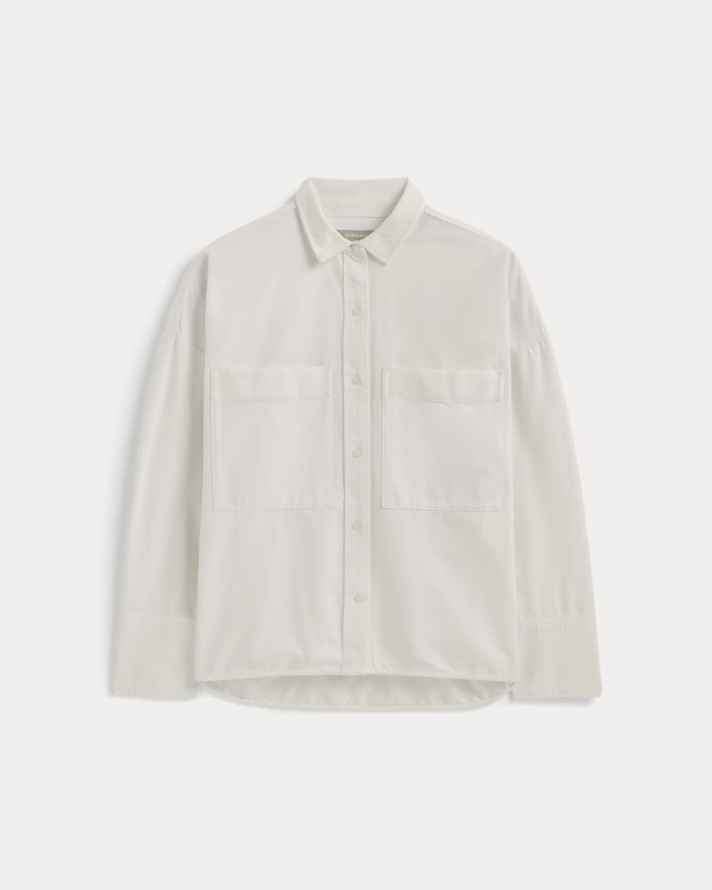 The Boxy Oxford in White — alternate view