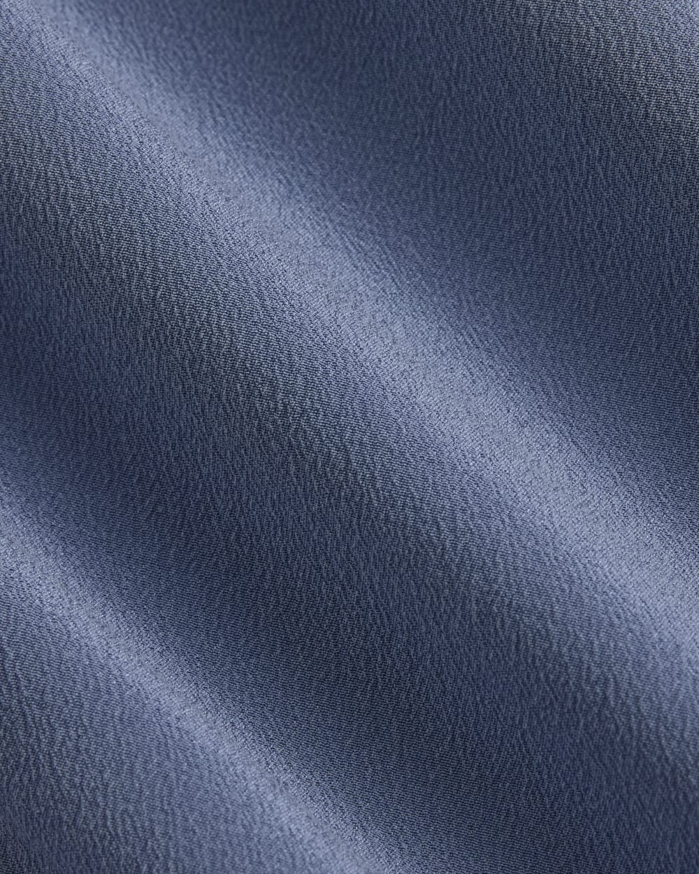 The Must-Have Shirt in Washable Silk in French Blue — detail view