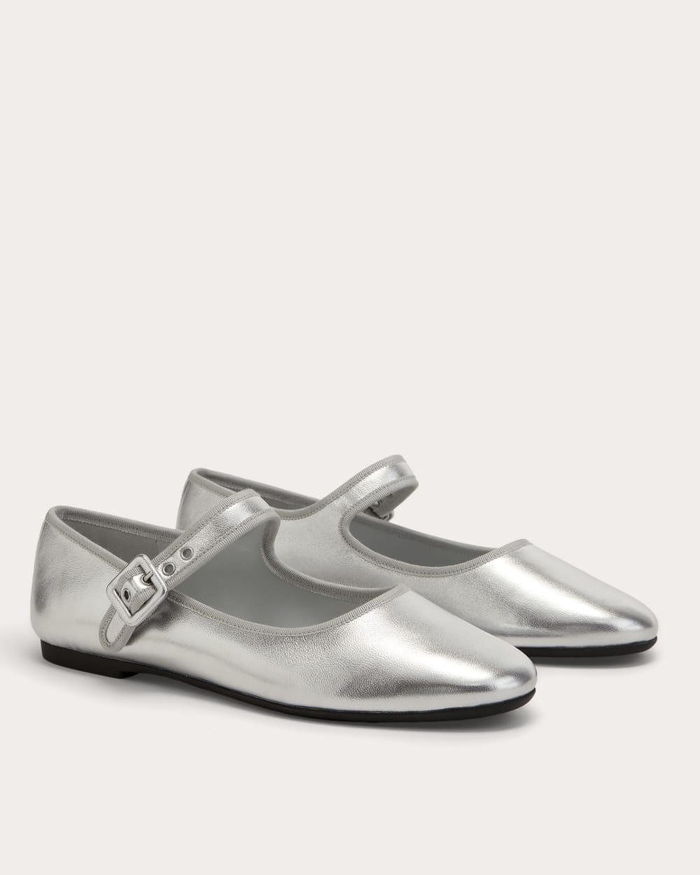 The Day Buckle Mary Jane in Silver — detail view