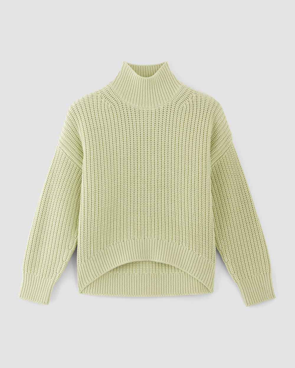 The Everlane x Marques' Almeida Turtleneck in Seafoam Green — alternate view