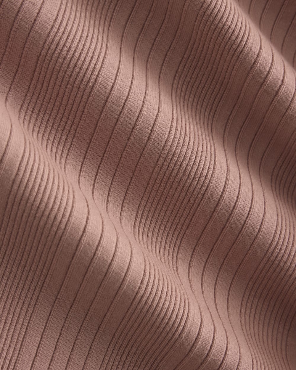 Lounge Rib Pant in Ash Rose — detail view
