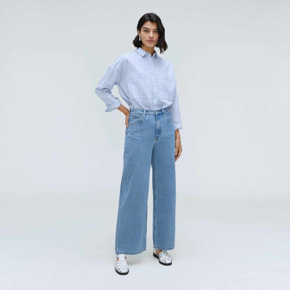 The Boxy Oxford in Sky / White — detail view