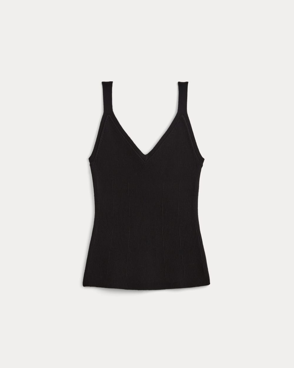 The Fine Knit Cami in Black — alternate view