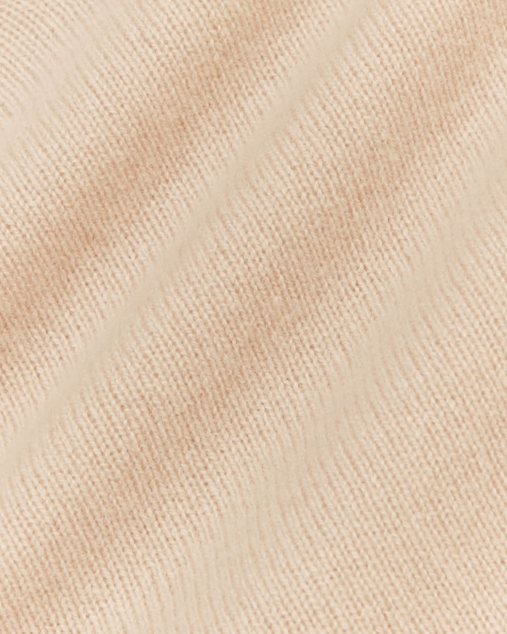 The Boxy Crew in Cashmere in Creme — detail view