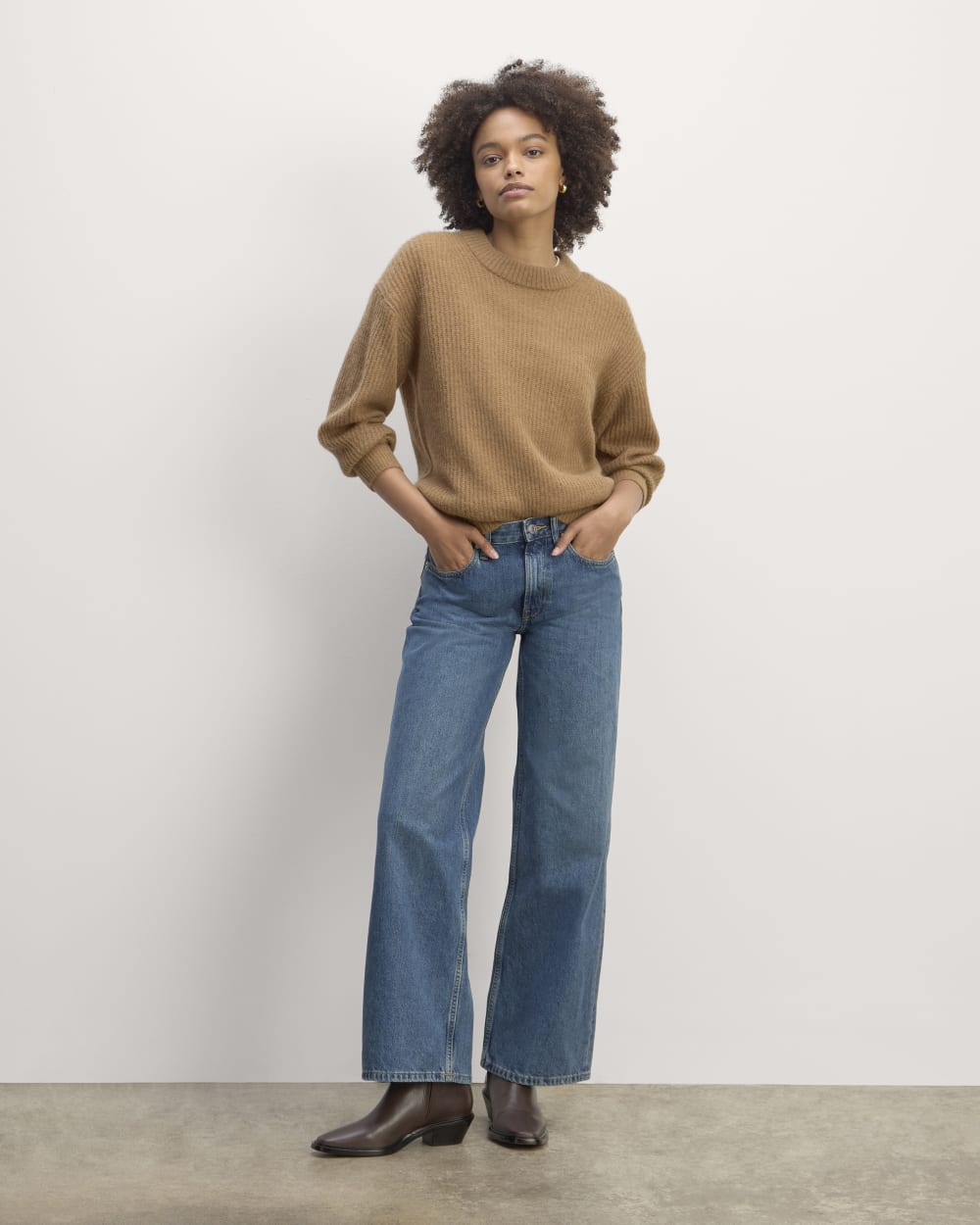 The Cocoon Crew in Alpaca in Tiger's Eye — detail view