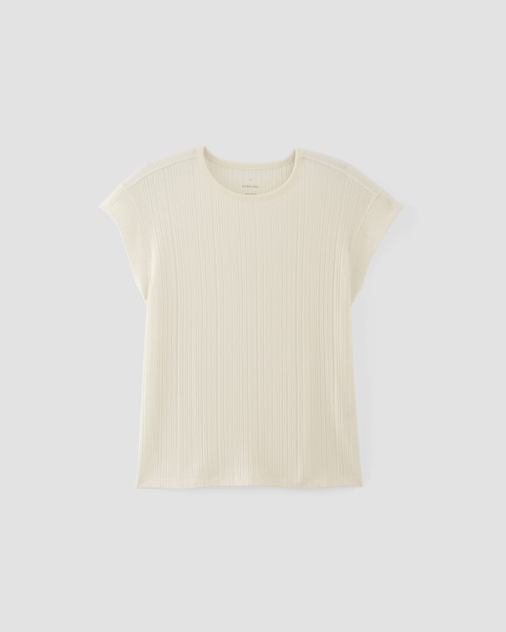 The Rib Muscle Tee in Bone — alternate view