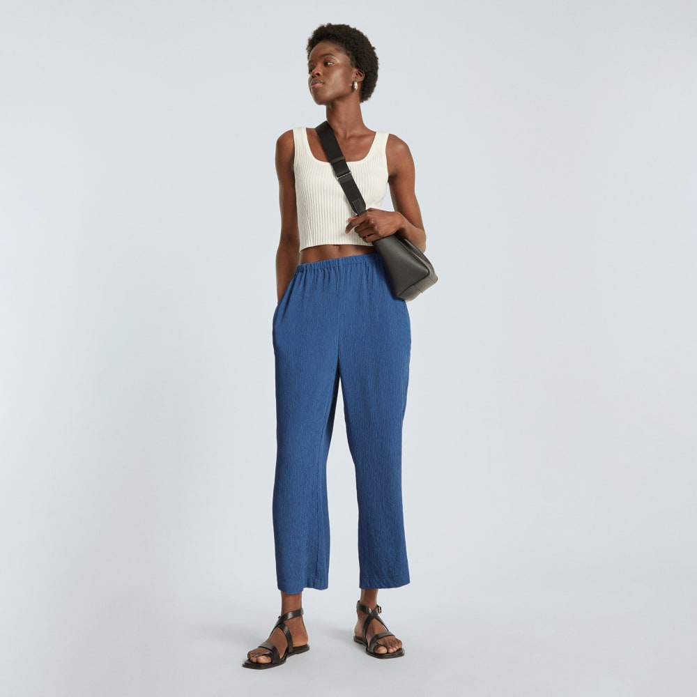 The Naia™ Ripple Pant in Deep Blue — detail view