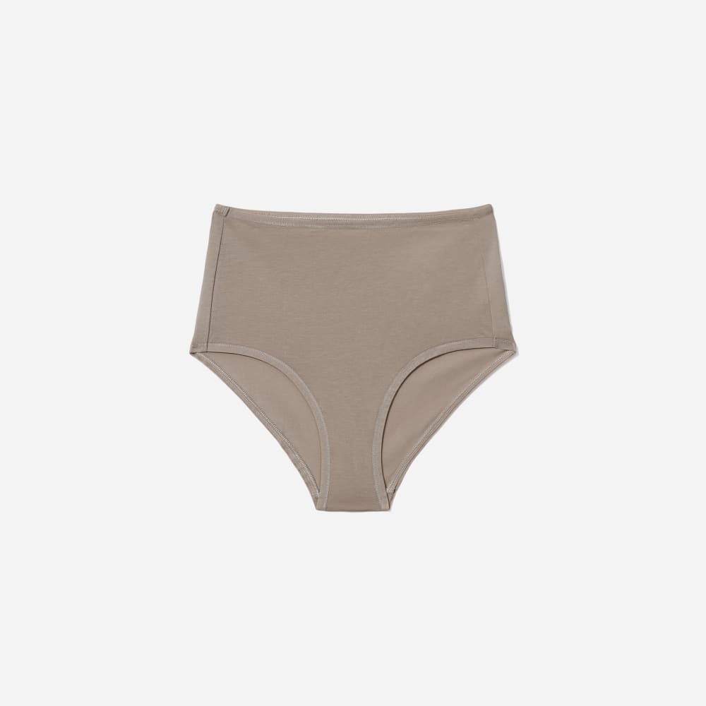 The Cotton High-Rise Hipster in Burnt Sugar — front view
