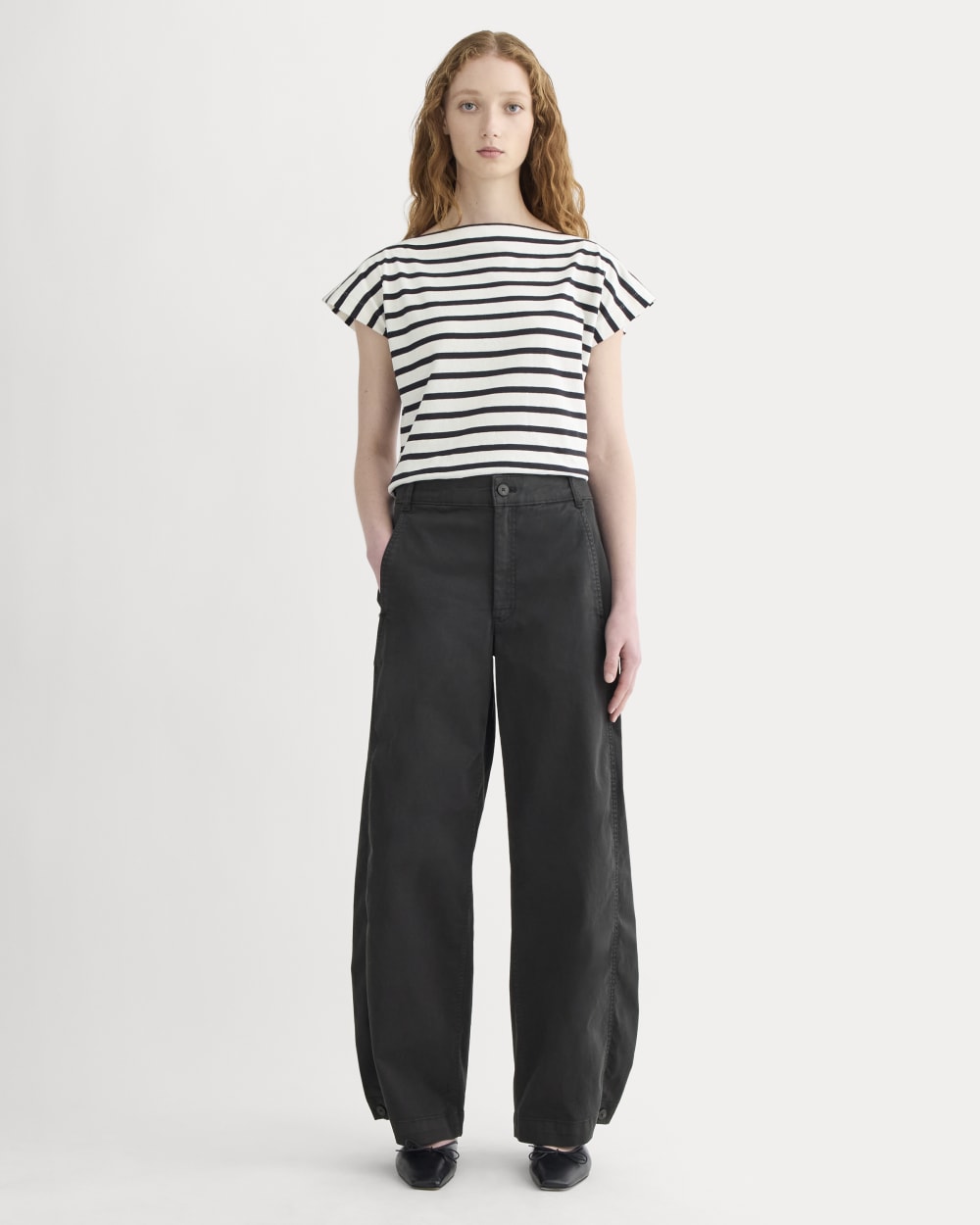 The Balloon Chino in Black — front view