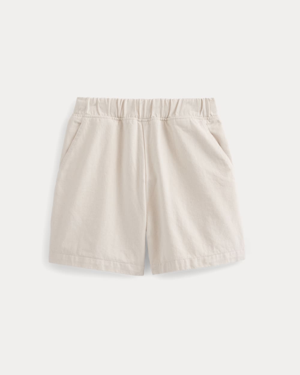 Denim Easy Short in Ecru — alternate view