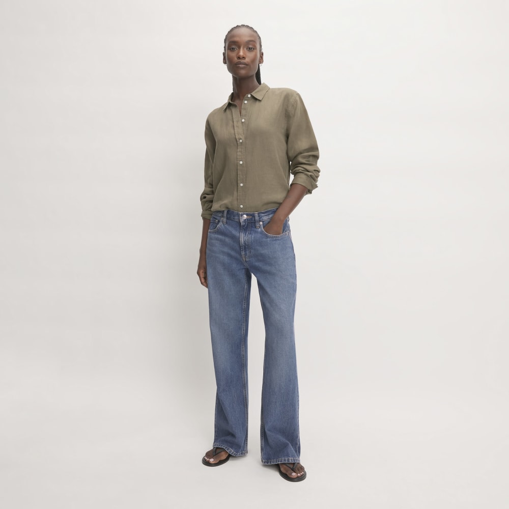 The Slouch Bootcut Jean in Ricky — front view
