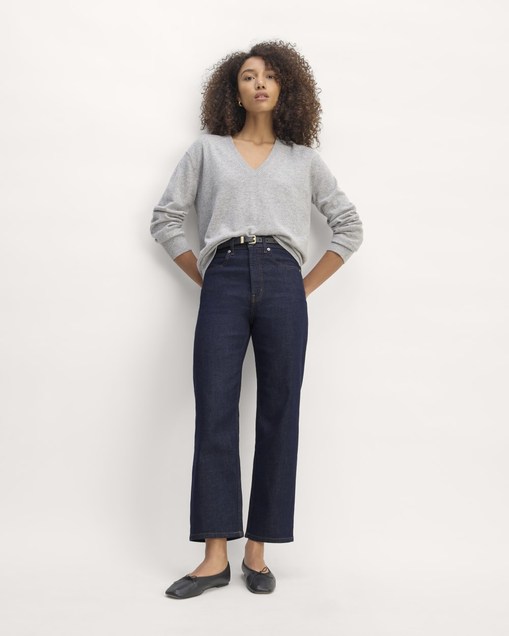 The Way-High® Jean in Pure Blue — front view
