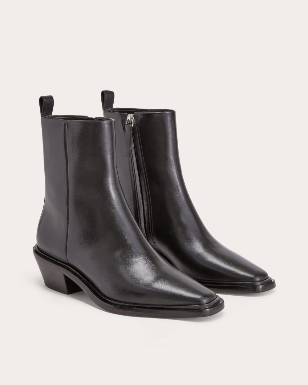 The Havana Boot in Black — detail view