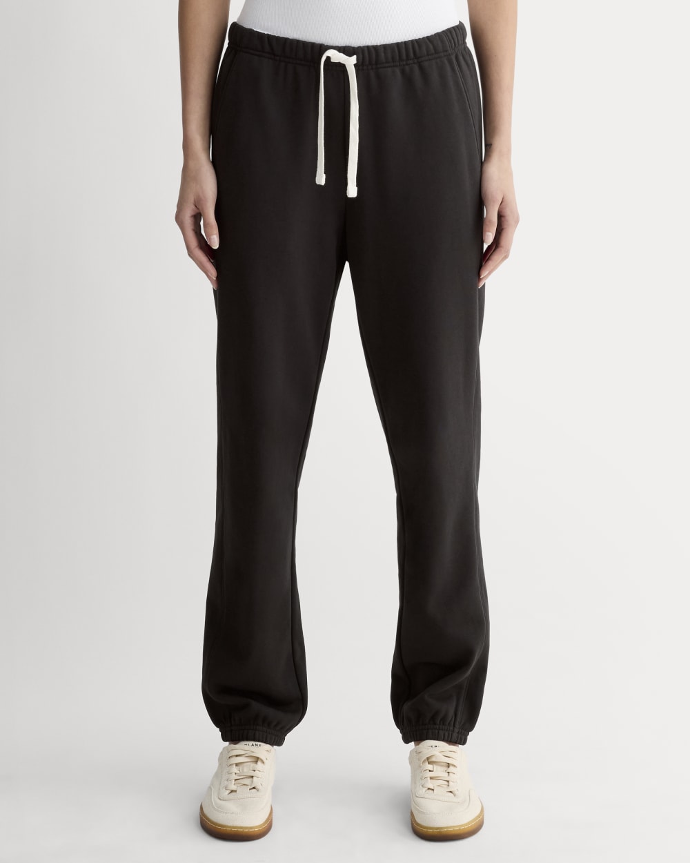 The Off-Duty Jogger in Black — detail view