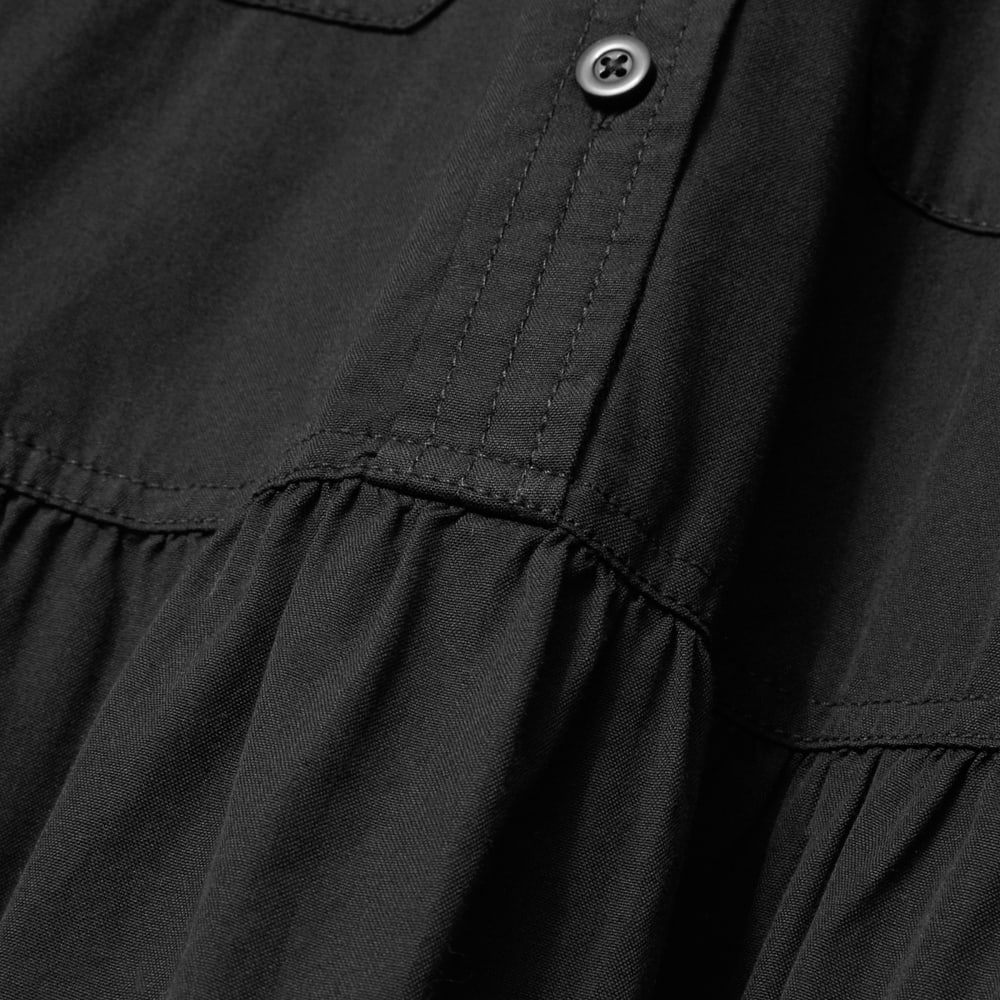 The Parklet Shirtdress® in Black — detail view