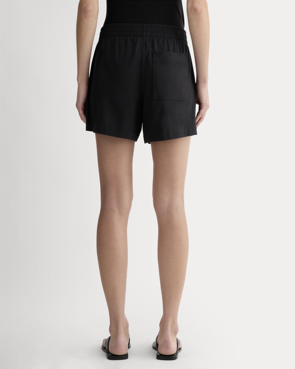 The Off-Duty Short in Black — detail view