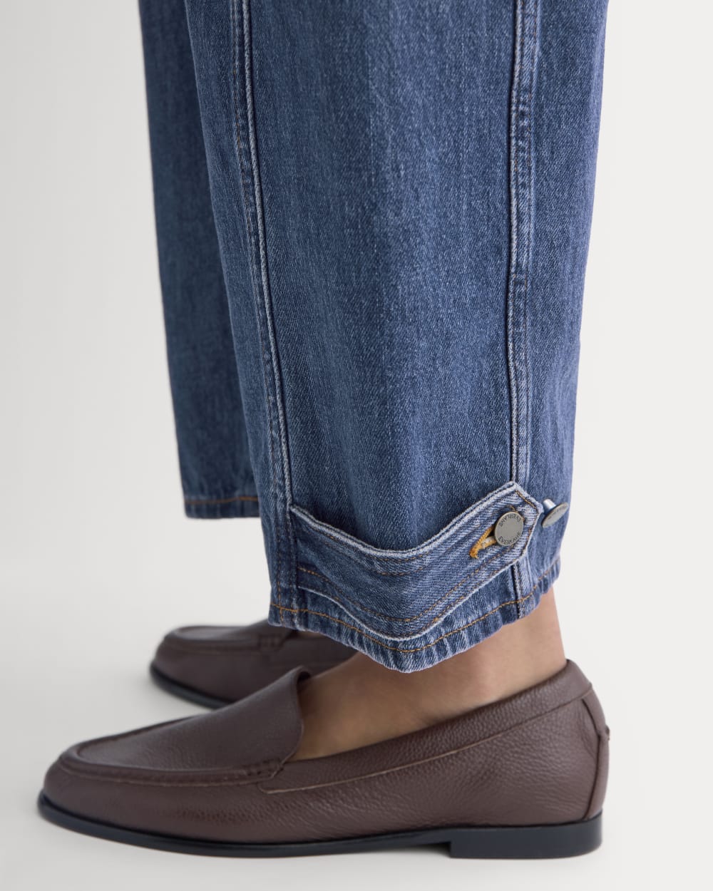 The Way-High® Utility Jean in Tungsten Blue Stone — detail view
