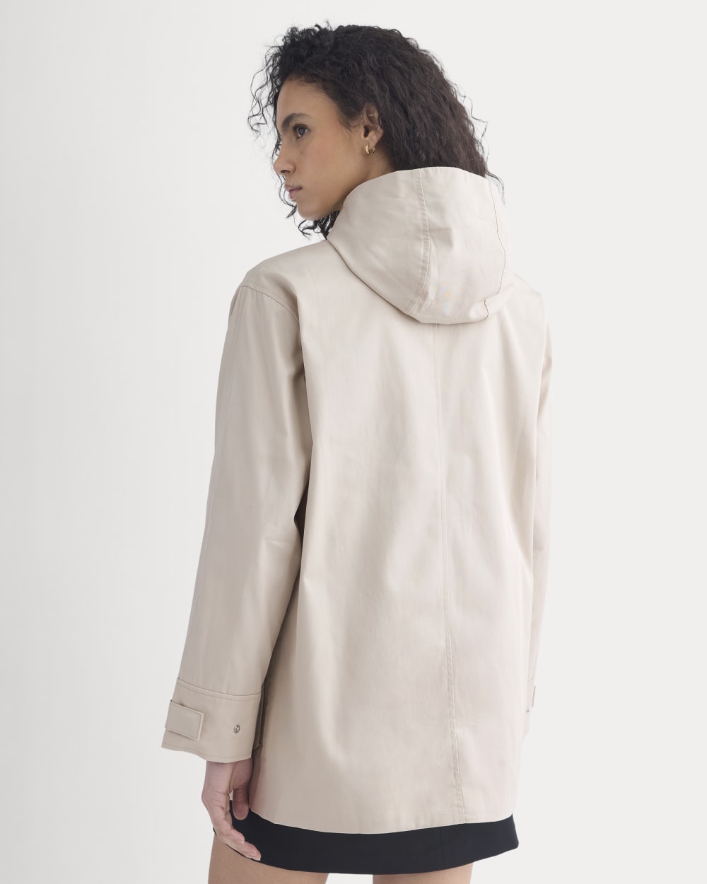 Hooded Field Jacket in Peyote — detail view