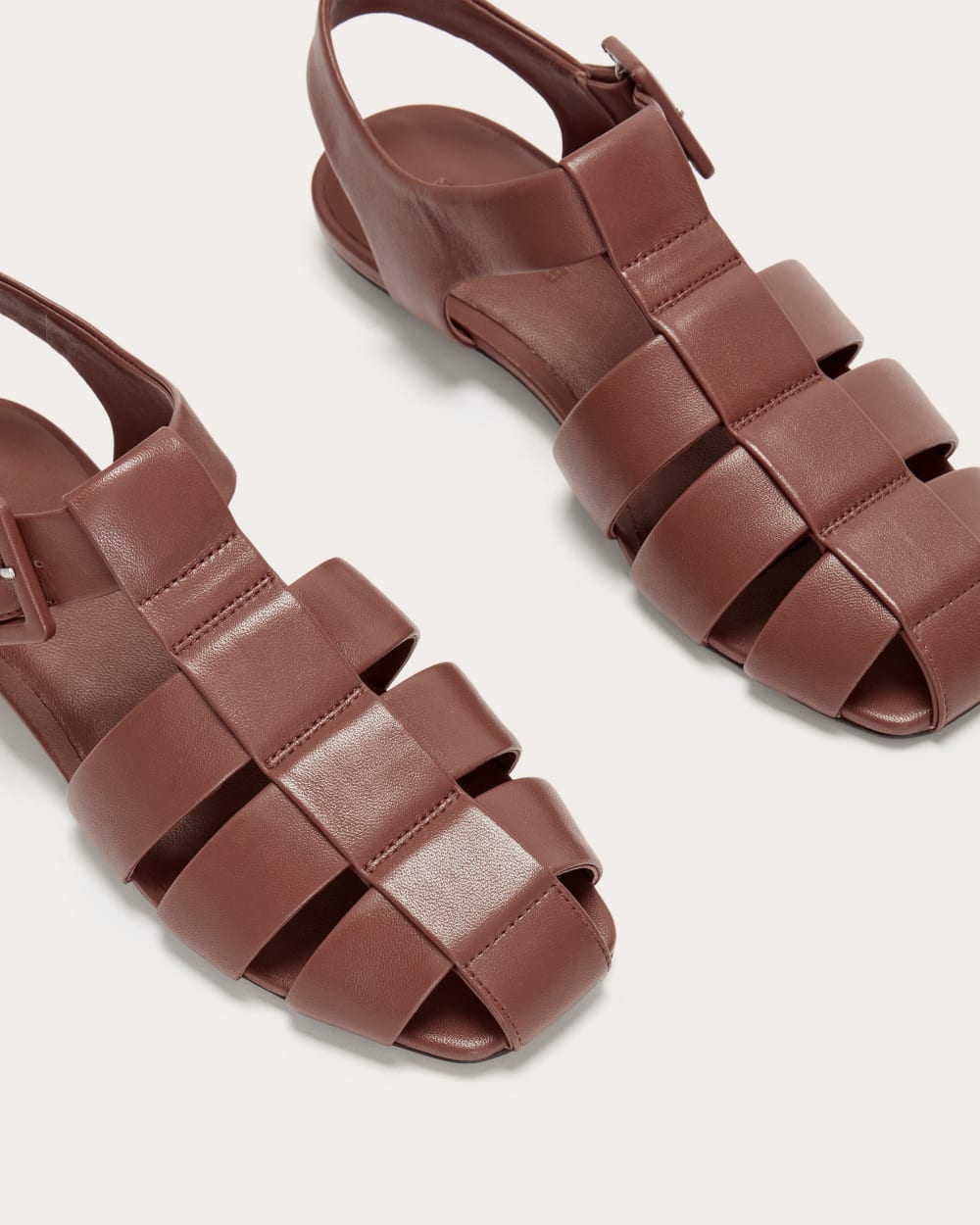 The Day Fisherman Sandal in Rum — detail view