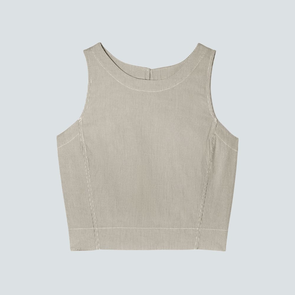The Easy Shell Top in Beech / Canvas Tan — alternate view