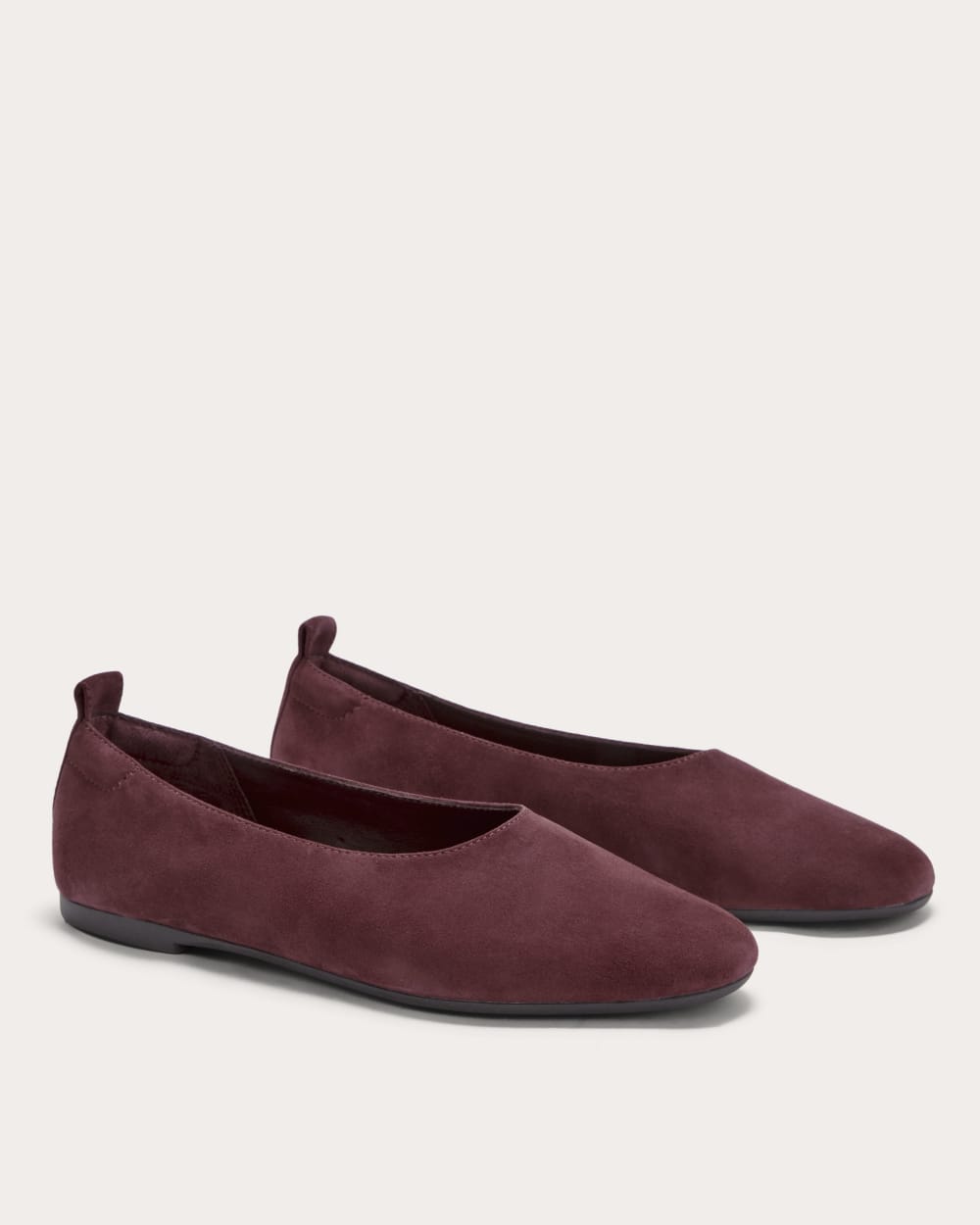 The Day Glove in Bordeaux Suede — alternate view