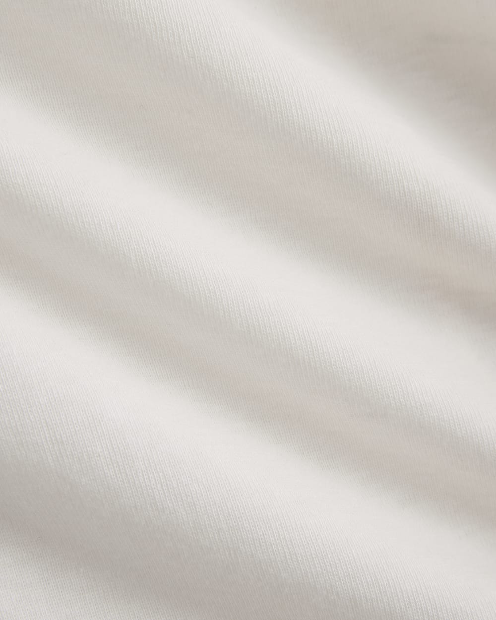 Tissue Short-Sleeve V-Neck Top in Bone — detail view